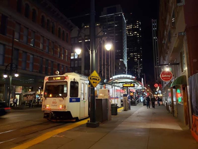 Development of a lightrail extension in downtown Denver Roads and