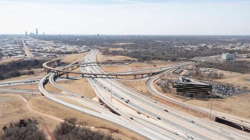 Oklahoma DOT opens I235/I44 interchange after three years of highway