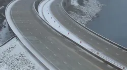WSDOT snow bridge