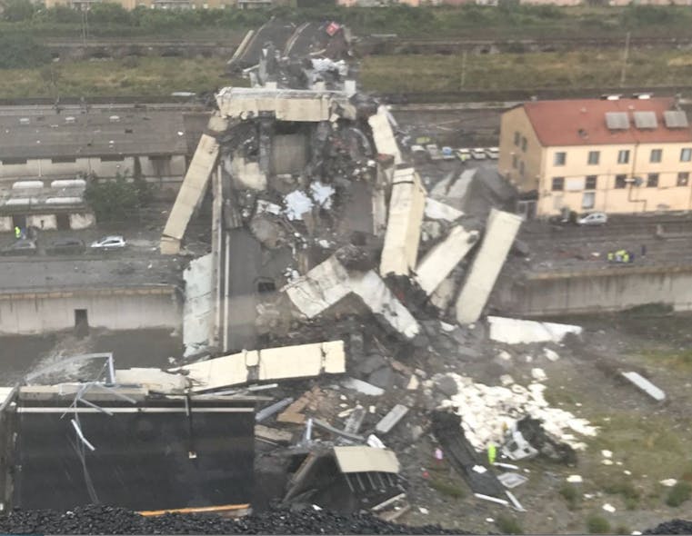 Genoa Italy bridge collapse