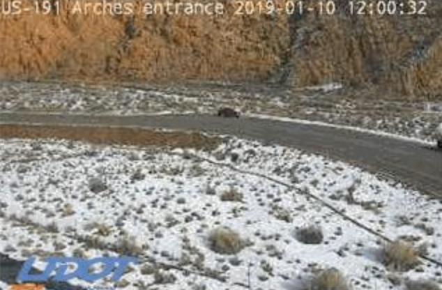 Arches Natiobnal Park plow road