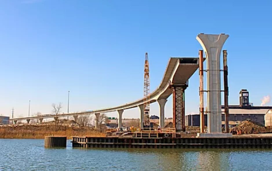 Cline Avenue Bridge in Indiana more than halfway complete Roads and