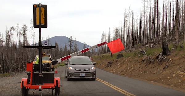 Oregon DOT auto flagger