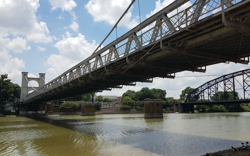 Historic Waco Suspension Bridge rehab work begins in Texas Roads and