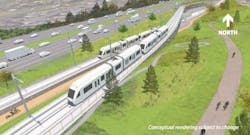 MAX Red Line transit project