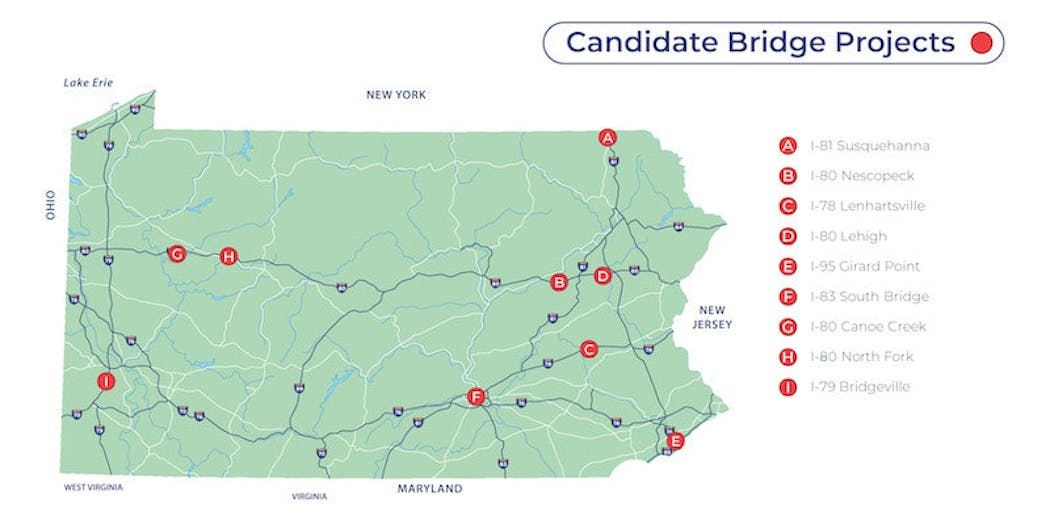 PennDOT selects team to administer Major Bridge P3 initiative Roads