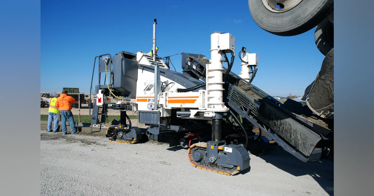 Wirtgen SP 15 concrete slipform paver | Roads & Bridges Wirtgen SP 15 concrete slipform paver | Roads & Bridges
