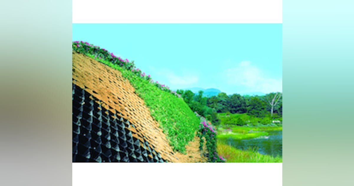 Geoweb embankment protection | Roads and Bridges