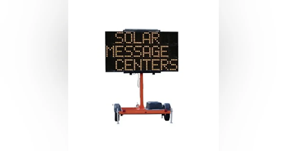 Solar Message Signs Solar message center | Roads & Bridges