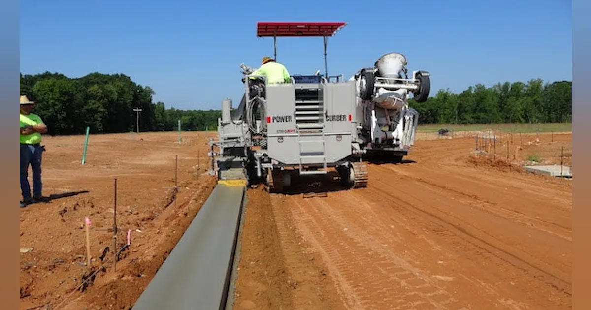 Curbmate Machine Curb & gutter machine | Roads & Bridges