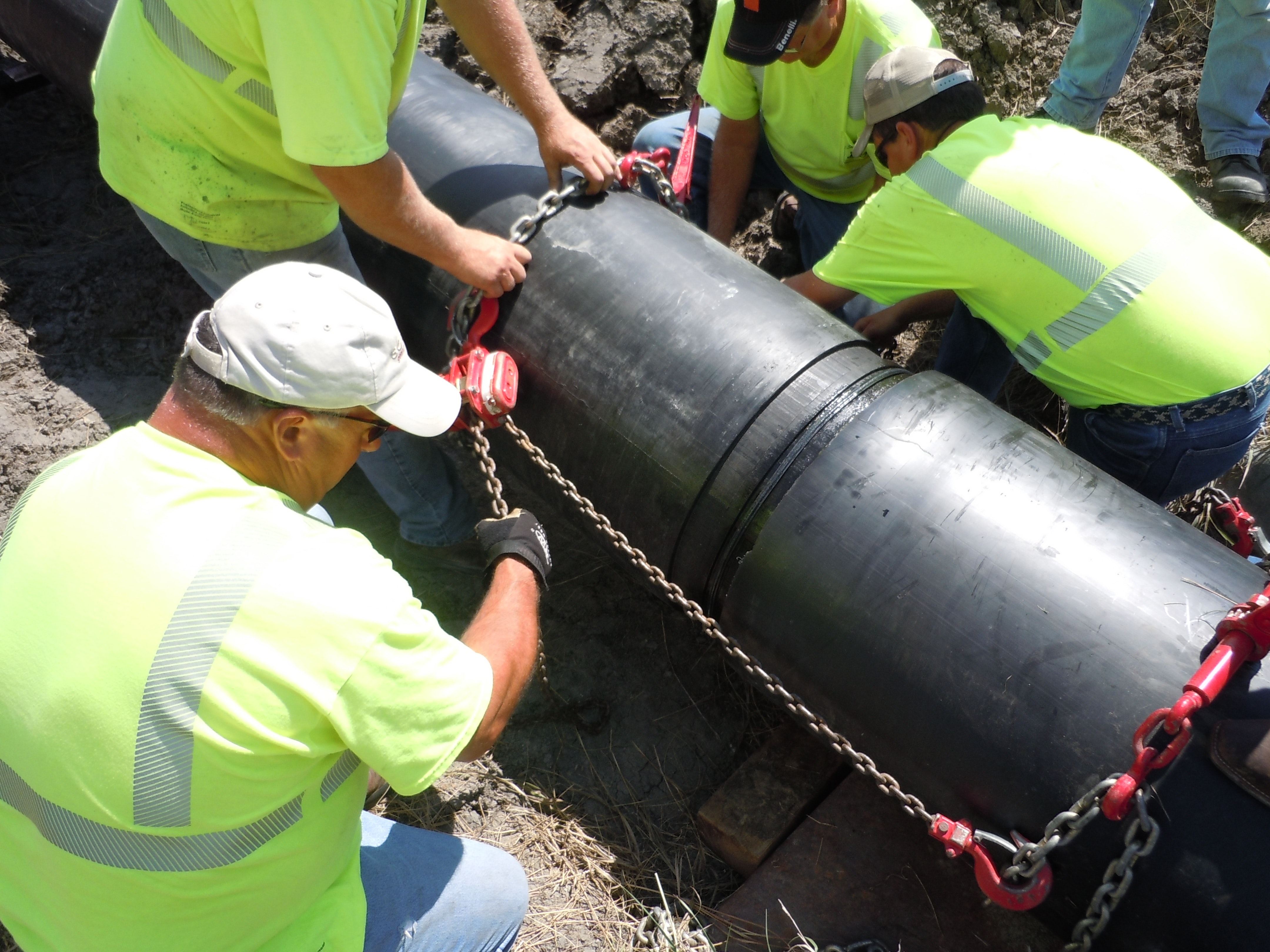 SDDOT CHAIN AND COME-A-LONGS JOINT METHOD