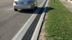 US 17 at Ave G after trench drain installation US 17 at Ave G after trench drain installation