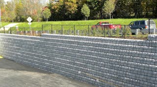Redi-Rock-Cobblestone-Walls-for-Parking-Lot-With-Road-on-Top