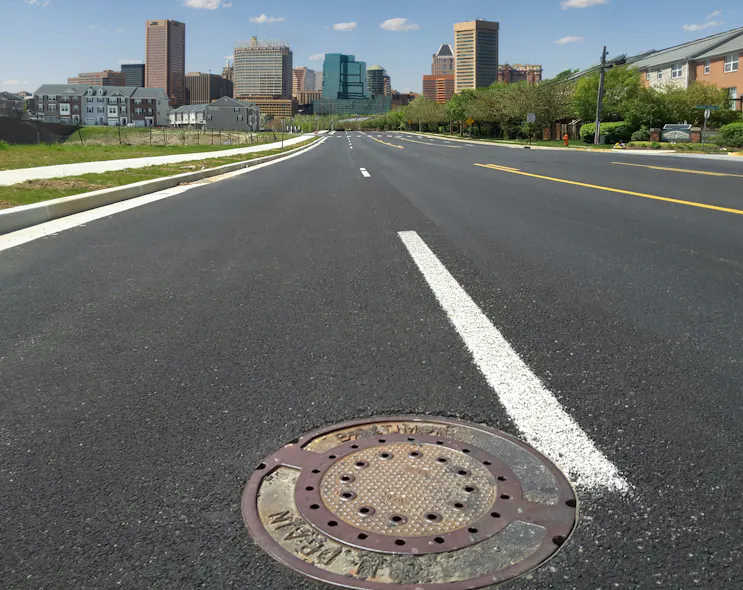 Water Riser Asphalt Maryland paving firm achieves better ride quality with precisely-sized ...