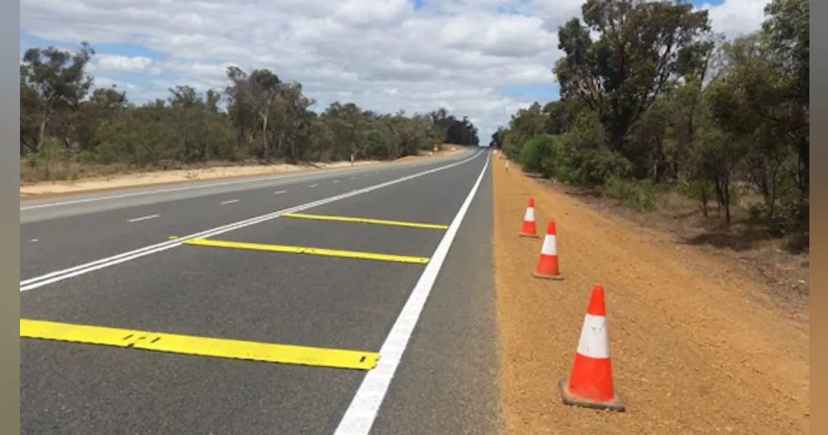 Temporary rumble strips pass tests in Australia | Roads and Bridges