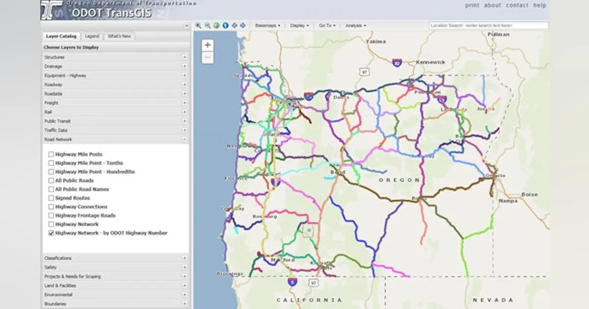 Oregon DOT builds information system on asset management software ...