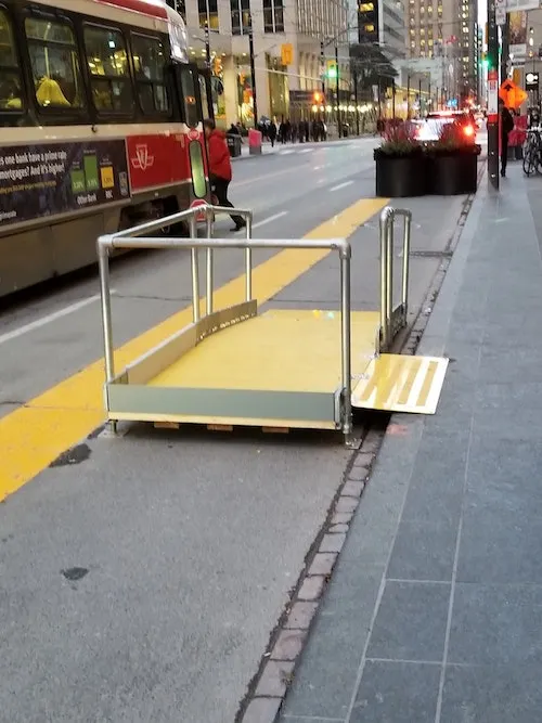 Transient Ramp Toronto installs temporary pedestrian ramps to improve transit ...