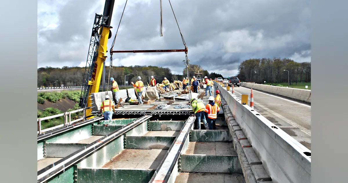 Temporary barrier helps accelerated bridge construction on West ...