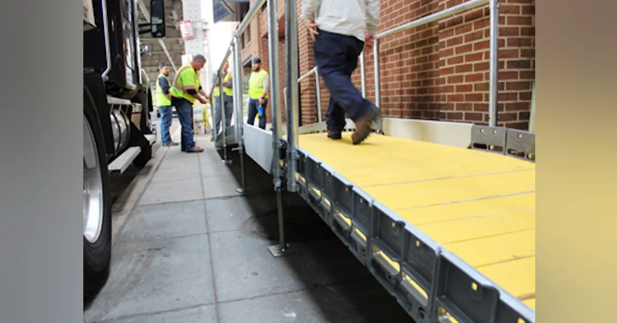 Distractions Ramp Innovative ramp provides accessibility to sidewalk obstruction in D.C ...