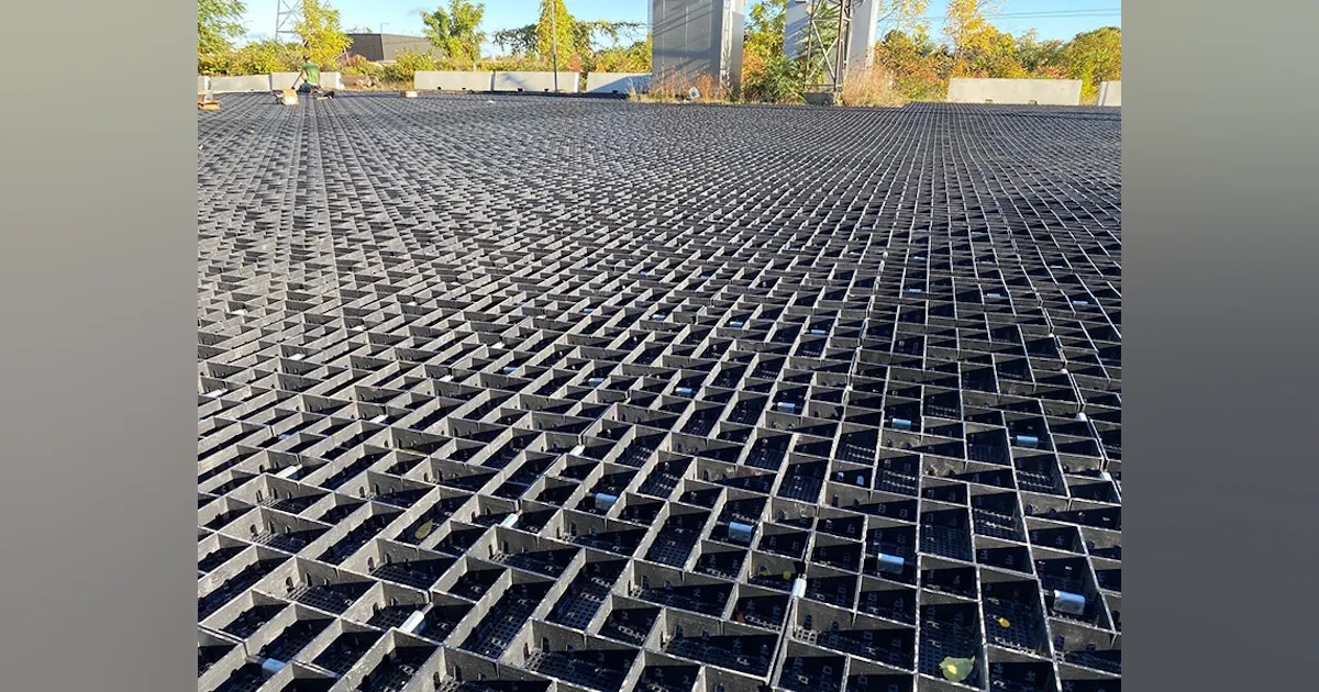 Geopave System Parking Lot Meets Stormwater Management Needs by Integrating the ...