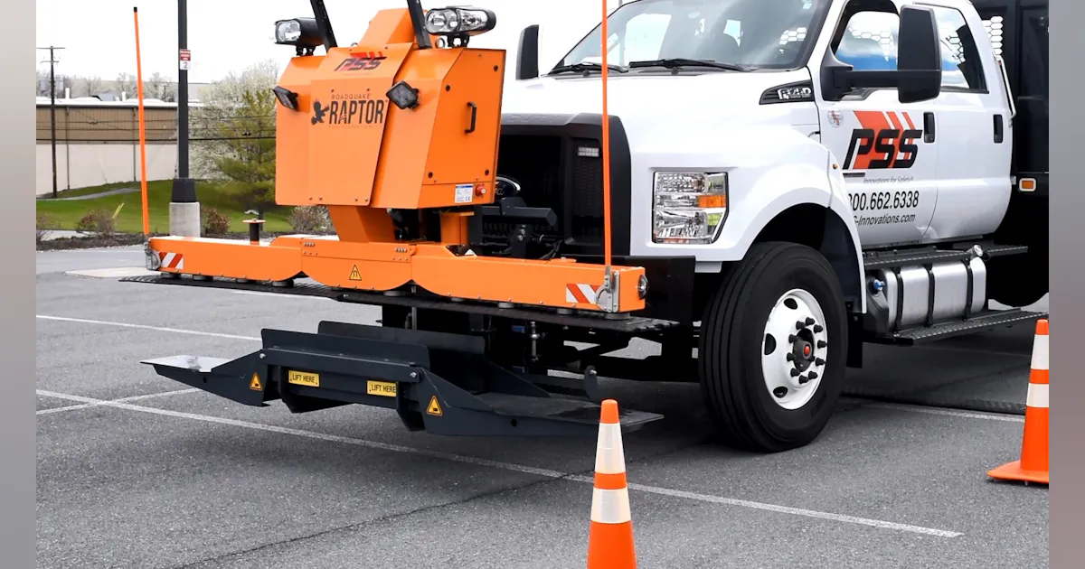 Road Rumble Machine Pennsylvania Turnpike reviews rumble strip handling machine | Roads ...
