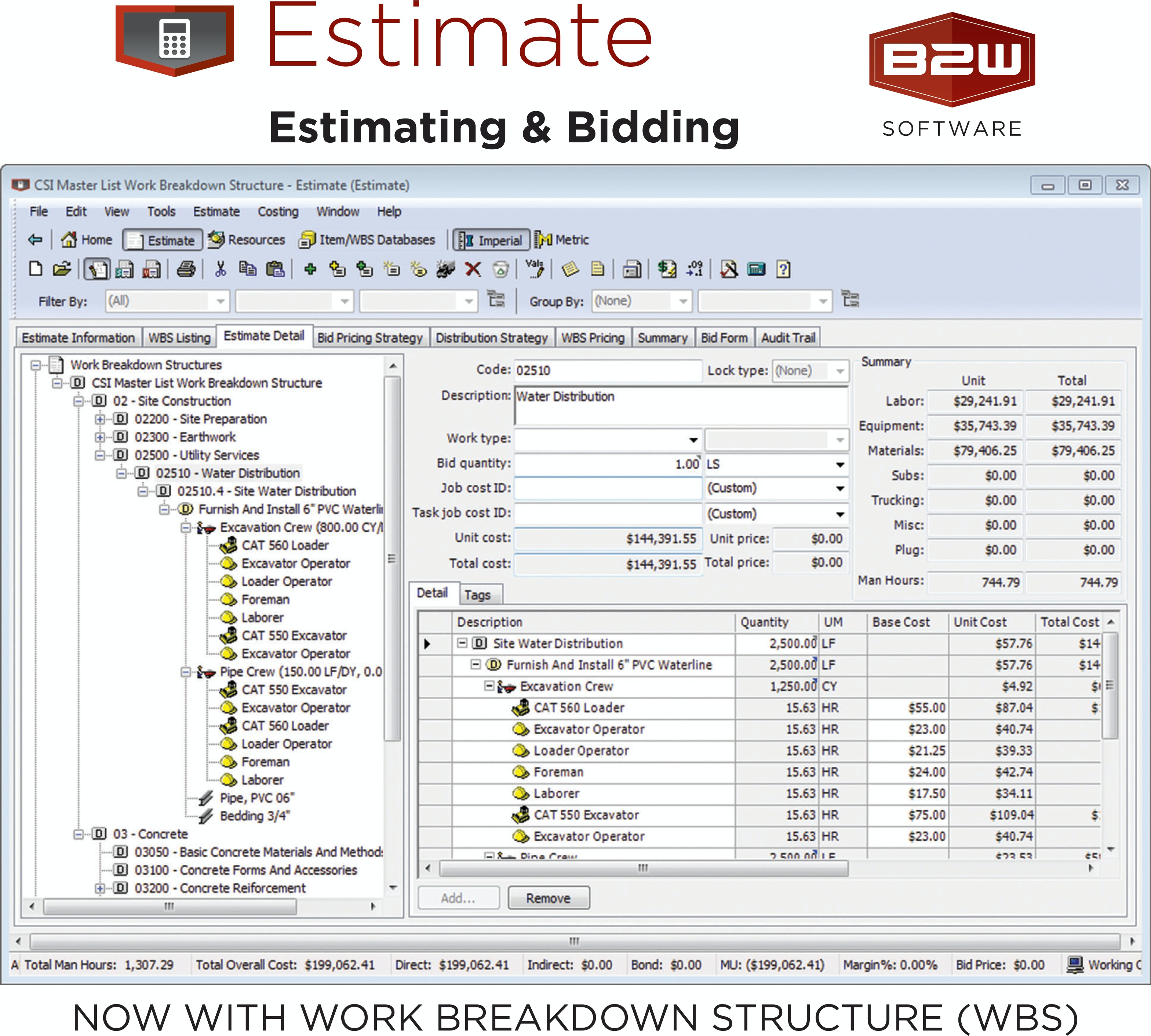 B2W Estimating & Bidding | Roads And Bridges