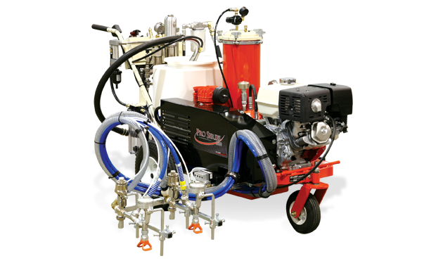 EZLiner Model 1300 Paint Striper Roads and Bridges