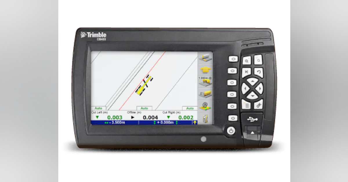 Trimble Depth Control System Trimble 3D Grade and Compaction Control Systems | Roads & Bridges