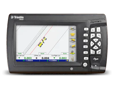 Trimble Depth Control System Trimble 3D Grade and Compaction Control Systems | Roads and Bridges