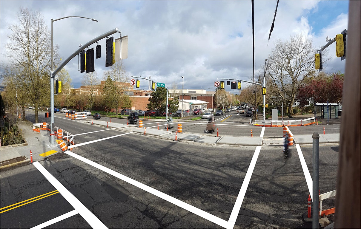 28th & Powell w Striping_AFTER