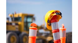 Hard Hat On Road Highway Construction Pylon Jarek2313 Hard Hat On Road Highway Construction Pylon Jarek2313