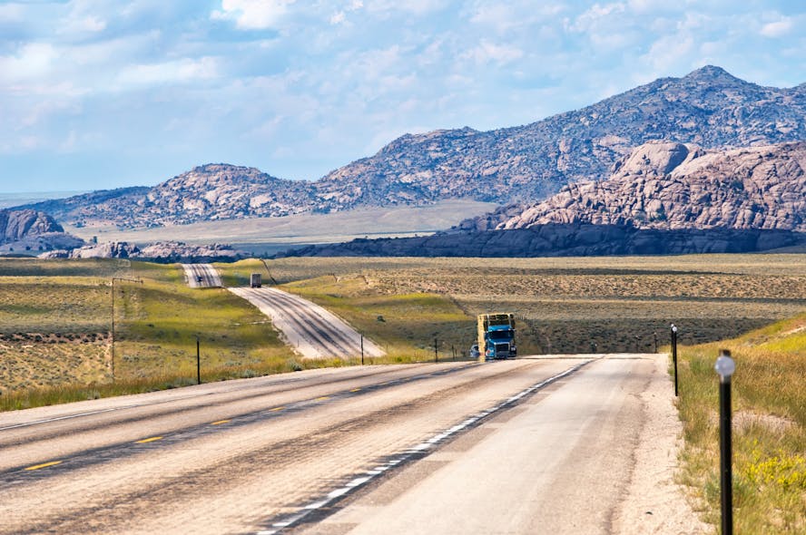 Us Highway 287 In Wyoming Usa Robert Carner