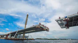 Beautiful Cable Stayed Bridge In The Construction Process Alexey Savchuk