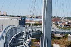 Type K cement grout made with Komponent shrinkage-compensating additive protects the steel PT cables from environmental degradation. Photo: By Masrur Odinaev / Wikimedia Commons / CC-BY-SA 3.0 Type K cement grout made with Komponent shrinkage-compensating additive protects the steel PT cables from environmental degradation. Photo: By Masrur Odinaev / Wikimedia Commons / CC-BY-SA 3.0