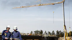 Building Workers And Bridge Construction