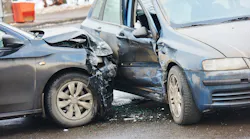 Car Crash Accident On Street