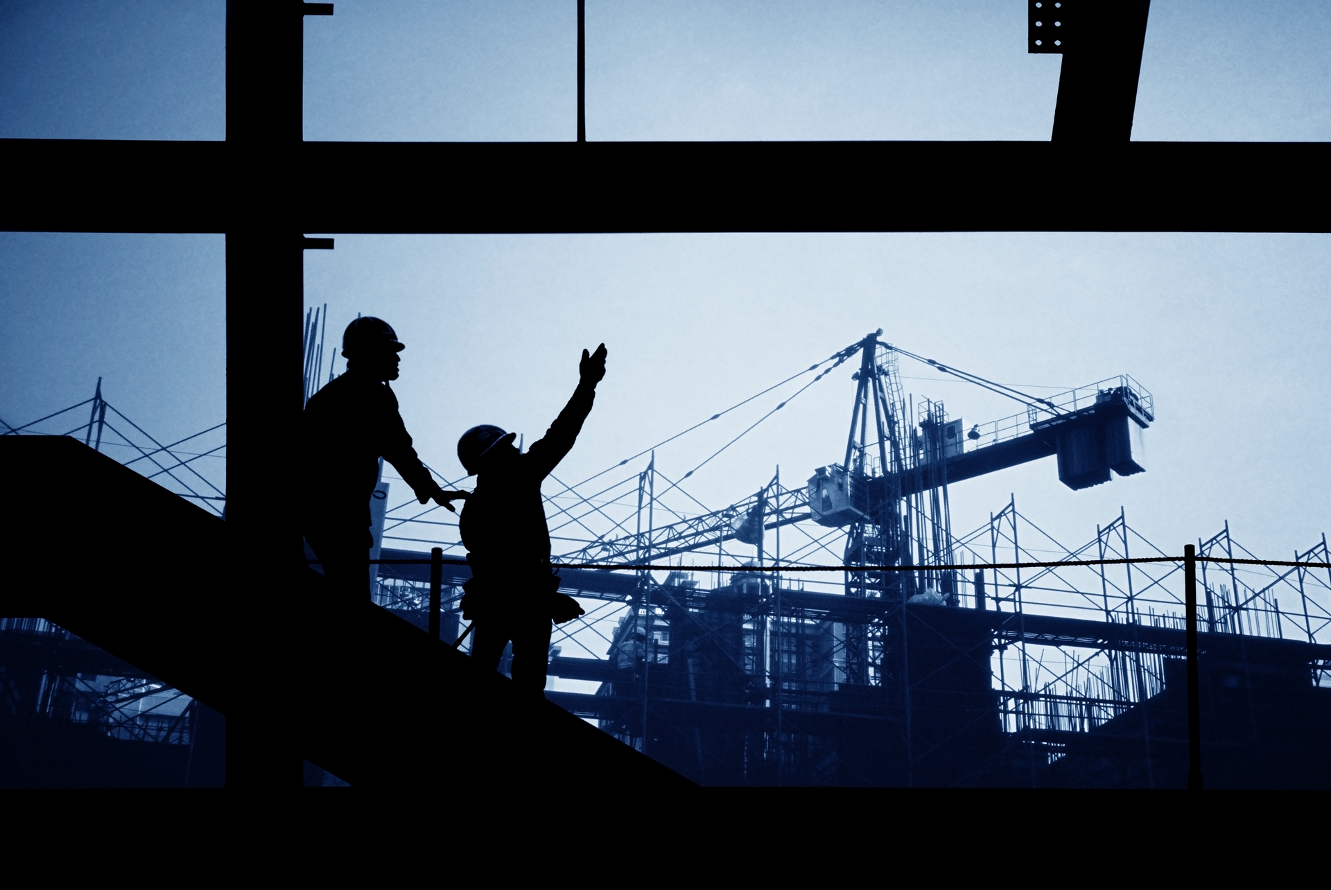 Construction Site Silhouette People Business Crane Design By Architecture 62e3e8859d82a