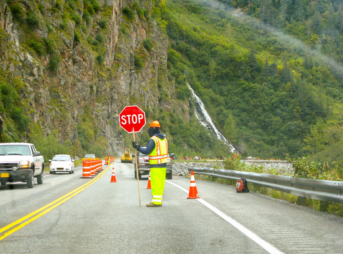 Road Construction Worker Alaska