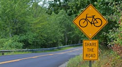 Bicycle Road Sign Bert Folsom