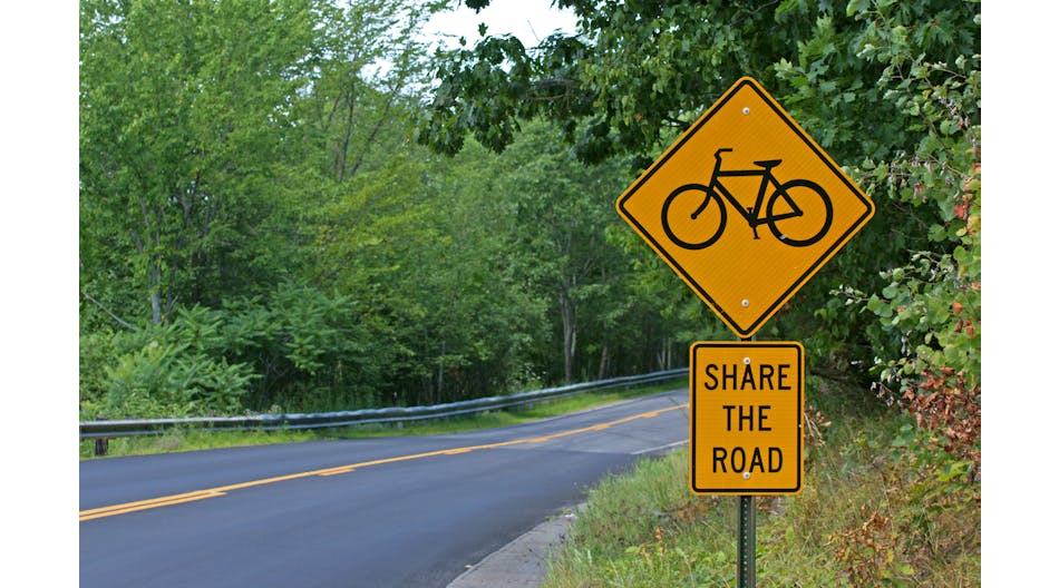 Bicycle Road Sign Bert Folsom