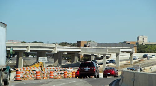 Highway Construction On Texas State Highway 26