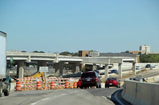 Highway Construction On Texas State Highway 26