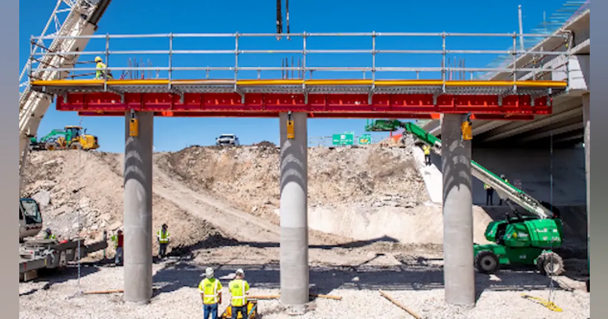 Bridge Frame Pier High-Performance Bridge Pier Construction From PERI USA | Roads & Bridges