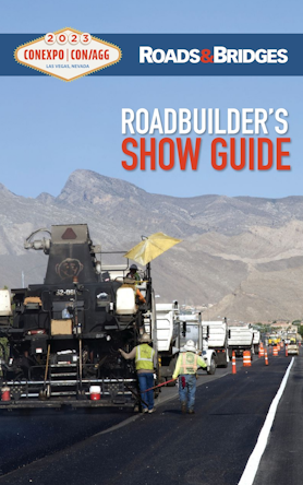 Feb. 2023 ConExpo Roadbuilder Guide cover image