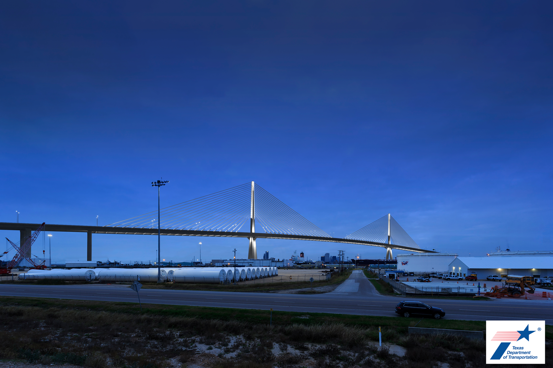 West Of Texaco St Night