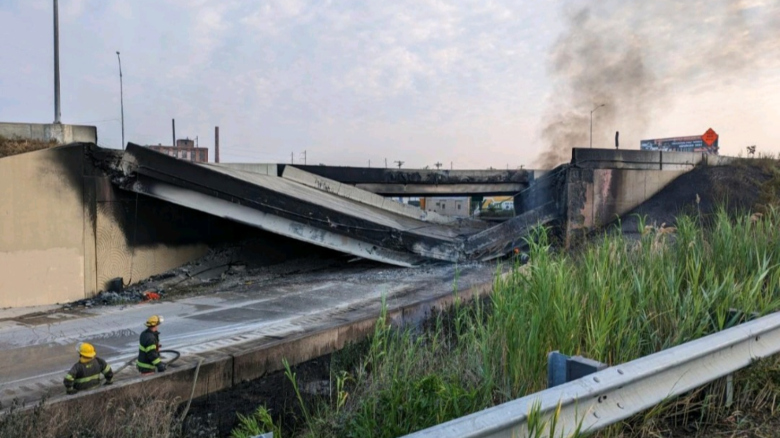 A Portion Of I-95 In Philadelphia Collapsed Over The Weekend | Roads ...