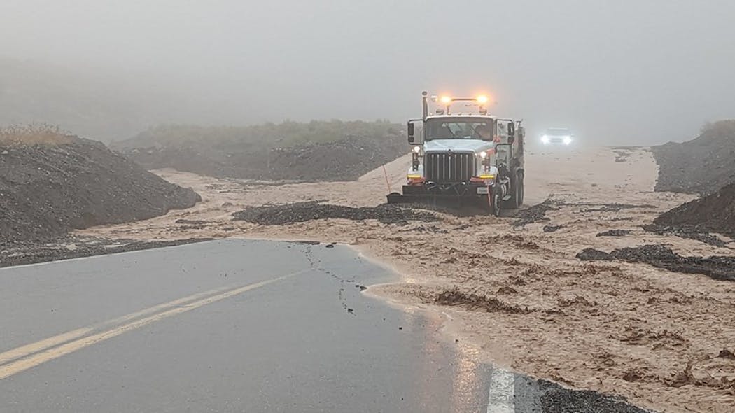 California Highway Patrol Deathvalley Flooding