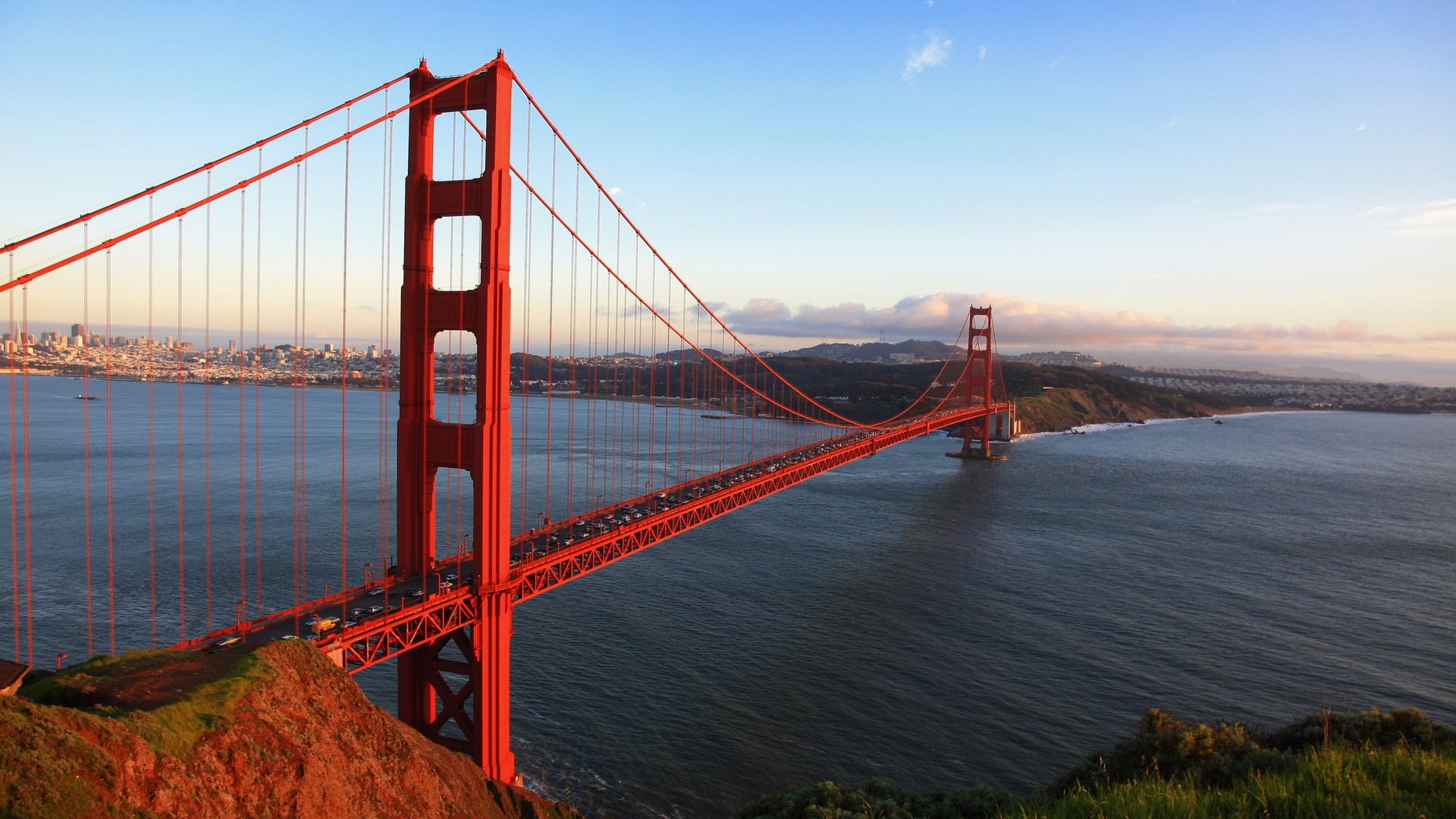 Golden Gate Bridge Final Phase Construction