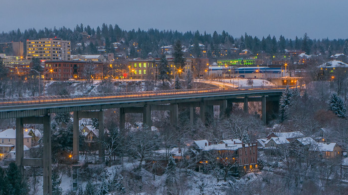 Maple Street Bridge Spokane Washington