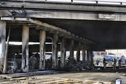 I-10 Fire Aftermath